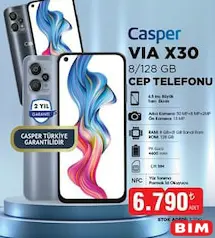 CASPER VİA X30 (/128 GB CEP TELEFONU